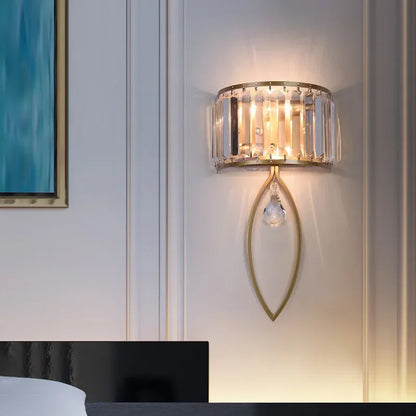 DecorBites™ Crystal LED Wall Lamp for Living Room Bedroom Corridor Sconce