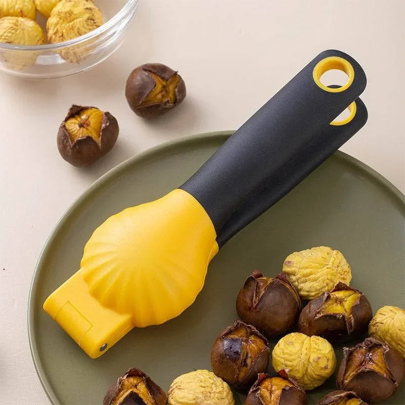 DecorBites™ Chestnut Machine & Nut Cracker Set, Walnut Pliers Opener Sheath Cutter Home Tool