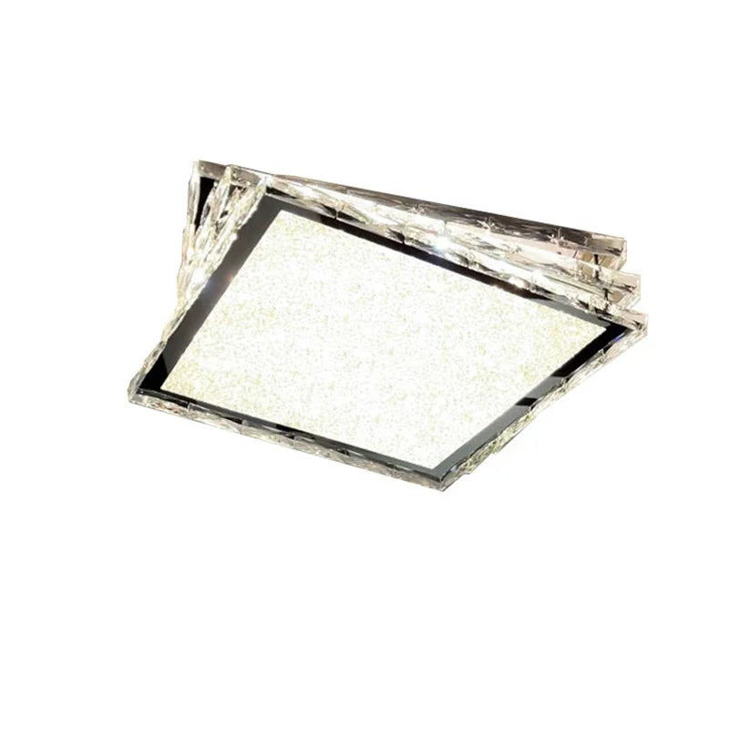 DecorBites™ Crystal Ceiling Lamp: Nordic Gold LED Light for Bedroom, Hotel, Office, Living Room.