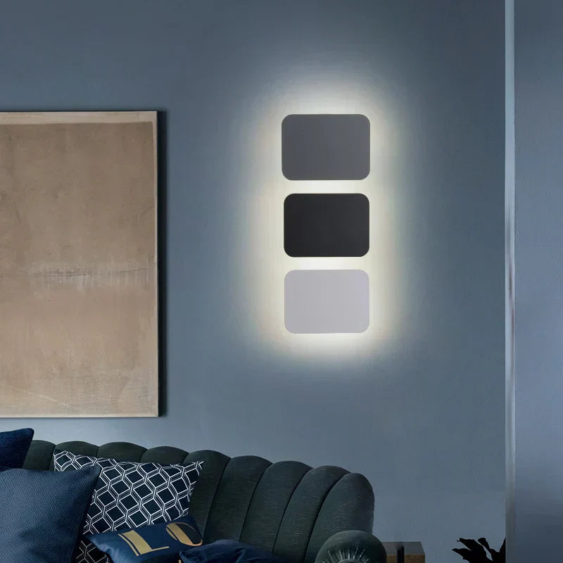DecorBites™ LED Round Touch Wall Lamps for Bedroom & Aisle Decor