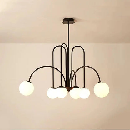 DecorBites™ LED Glass Ball Ceiling Chandelier for Home Decor Lighting