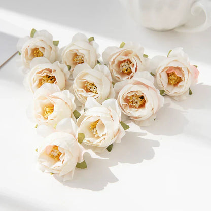 DecorBites™ Artificial Flowers Wedding Christmas Decoration Home Scrapbooking Bridal Accessories