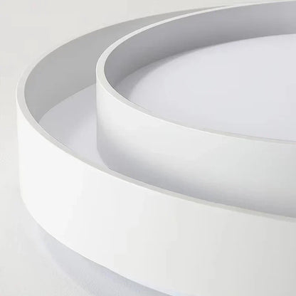 DecorBites™ LED Round Ceiling Light for Living Room, Bedroom, Study - White/Black, AC90-260V