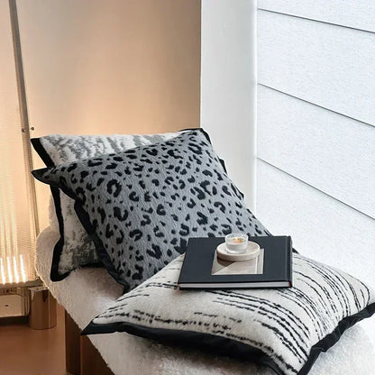 DecorBites™ Leopard Print Luxury Mink Fur Blanket for Bed and Sofa