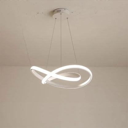 DecorBites™ Aluminum Line Pendant Light: Modern Creative Dining Room Ceiling Lamp