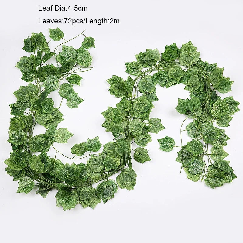DecorBites™ 12pcs 2.2M Ivy Green Garland String Wall Decoration Artificial Plants