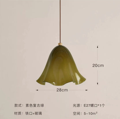 DecorBites™ Glass Pendant Lights LED E27 Warm Atmosphere Modern Colorful Hanging Lamp