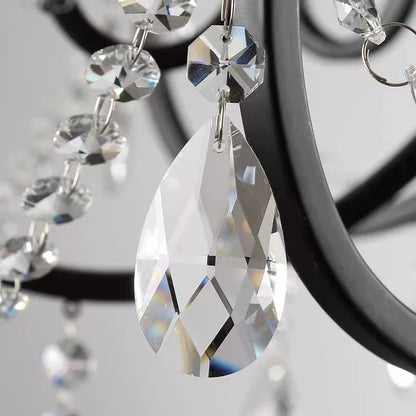 DecorBites™ Crystal Candle Chandelier for Bedroom and Living Room Lighting