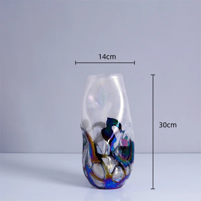 ™ Gradient Glass Vase for Home Decor and Floral Arrangements