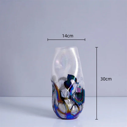 ™ Gradient Glass Vase for Home Decor and Floral Arrangements