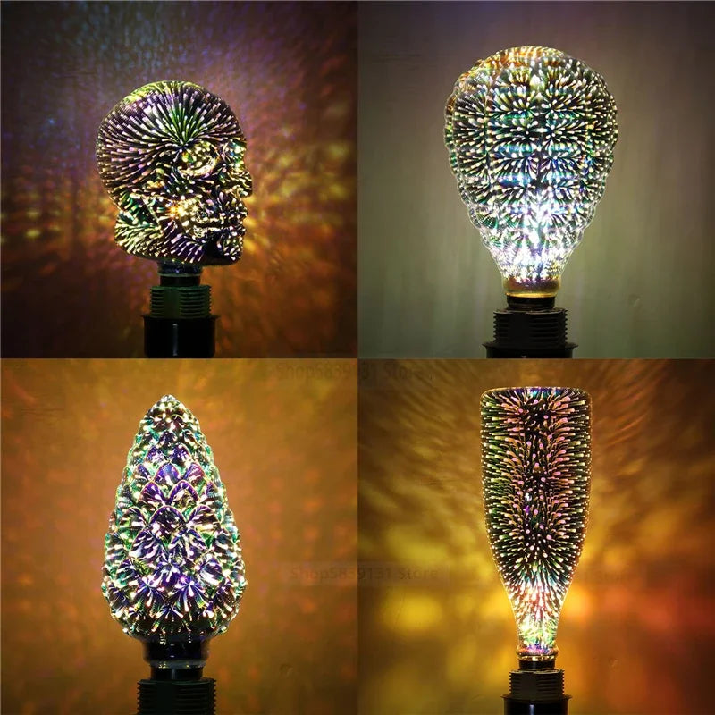 ™ LED Firework Table Lamp for Living Room Bedroom Décor