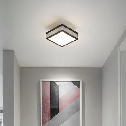 DecorBites™ Black White LED Ceiling Lights Modern Minimalist Bedroom Study Lighting Fixtures