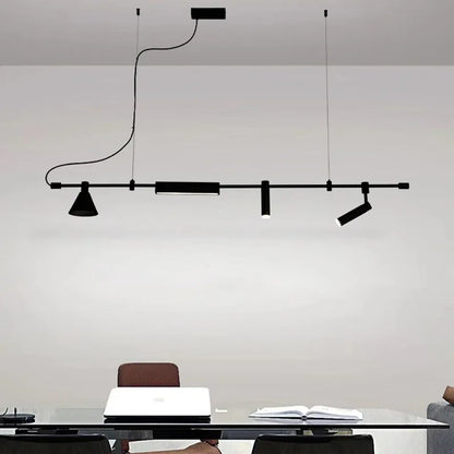 DecorBites™ Black Nordic Designer Chandelier for Dining Room & Kitchen, Minimalist Home Decor Lighting