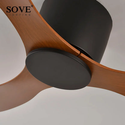 DecorBites™ 17cm White DC Ceiling Fan with Remote Control - Simple and Ultra Thin
