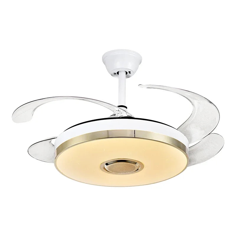 DecorBites™ Luminous Light Ceiling Fan with Bluetooth Speaker Remote Control