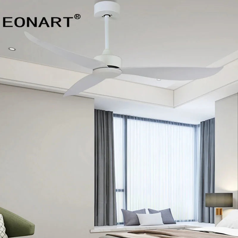 DecorBites™ 46" Plastic Blade Ceiling Fan with Remote Control for Living Room