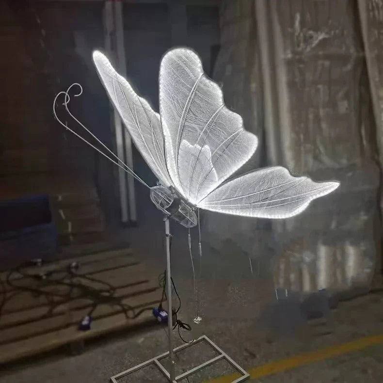 DecorBites™ LED Butterfly Wing Lace Hanging Lamps for Romantic Decoration and Party Lights