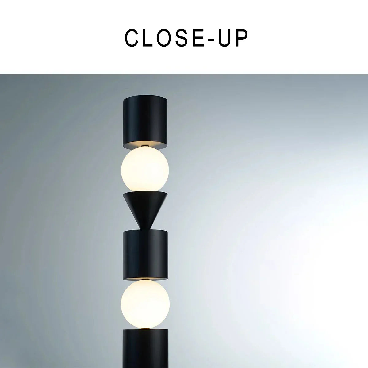 DecorBites™ Black LED Floor Lamp for Home Decorative Lighting