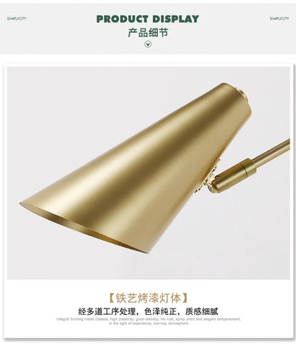 DecorBites™ Adjustable Swing Arm LED Wall Lamp Touch Sensor Sconce Lights