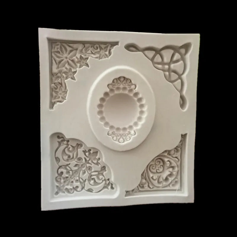 ™ Lace Embossing Mold for Fondant, Chocolate, and UV Resin Crafts