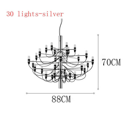 ™ LED Candle Chandelier: Elegant Italian Design Pendant Light for Home Decor