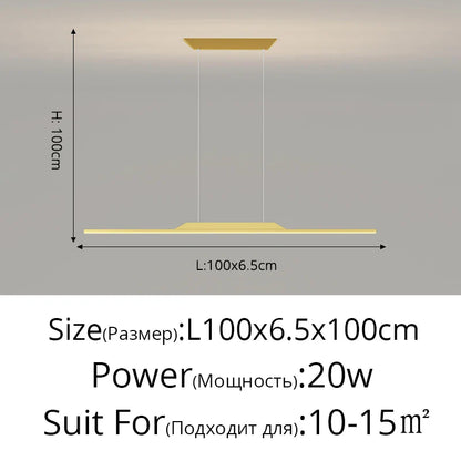 DecorBites™ LED Pendant Lamp - Minimalist Hanging Light for Dining Room & Home Decor
