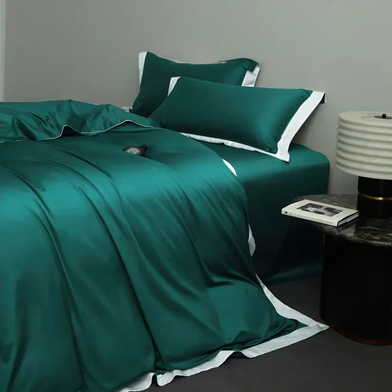 DecorBites™ Egyptian Cotton Hotel Style Bedding Set 1000TC Queen King Duvet Cover Sheet Pillowcases