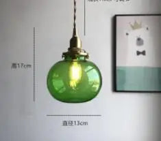 DecorBites™ Blue Glass Pendant Lights for Bedroom Dinning Living Room