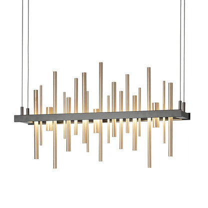 DecorBites™ LED Stainless Steel Pendant Light Chandelier for Home Decor in Foyer, Living Room, Bedroom, Restaurant