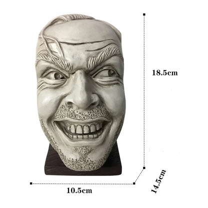 DecorBites™ Johnny Statue Bookshelf Bookend Funny-face Home Decoration Desktop Ornament