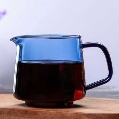 DecorBites™ Glass Coffee Sharing Pot Hand Made Coffee Maker Home Brewing Server