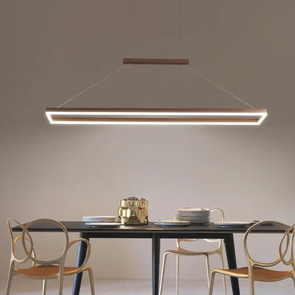 DecorBites™ Aluminum LED Ceiling Chandelier - Modern Design for Kitchen Island, Dining Table, Office, Bar