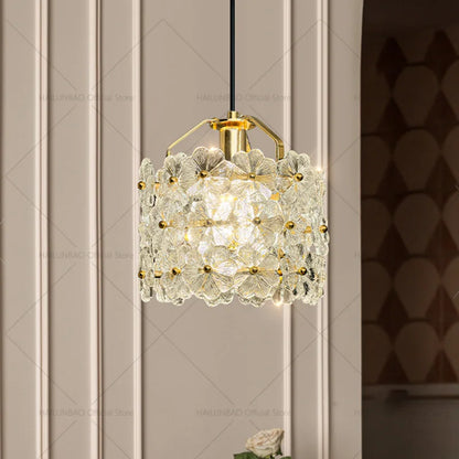 DecorBites™ French Light Luxury Bedroom Chandelier Cream Style Romantic Garden Decor