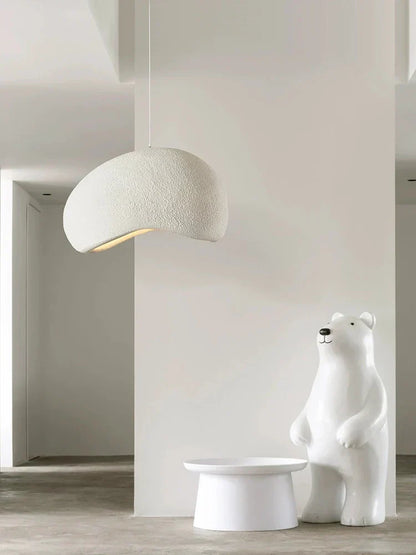 DecorBites™ Cream Cloud Chandelier: Modern LED Pendant Lamp for Home, Restaurant, Bar
