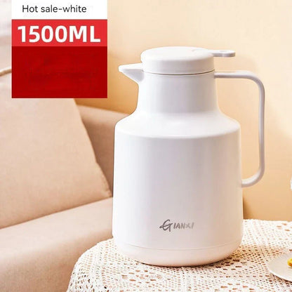 DecorBites™ 1.5L Thermal Insulation Vacuum Coffee Pot Glass Liner - Large Capacity
