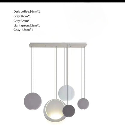 DecorBites™ Crescent Moon Chandelier for Dining Room, Coffee Shop, Kitchen Island, and Bar