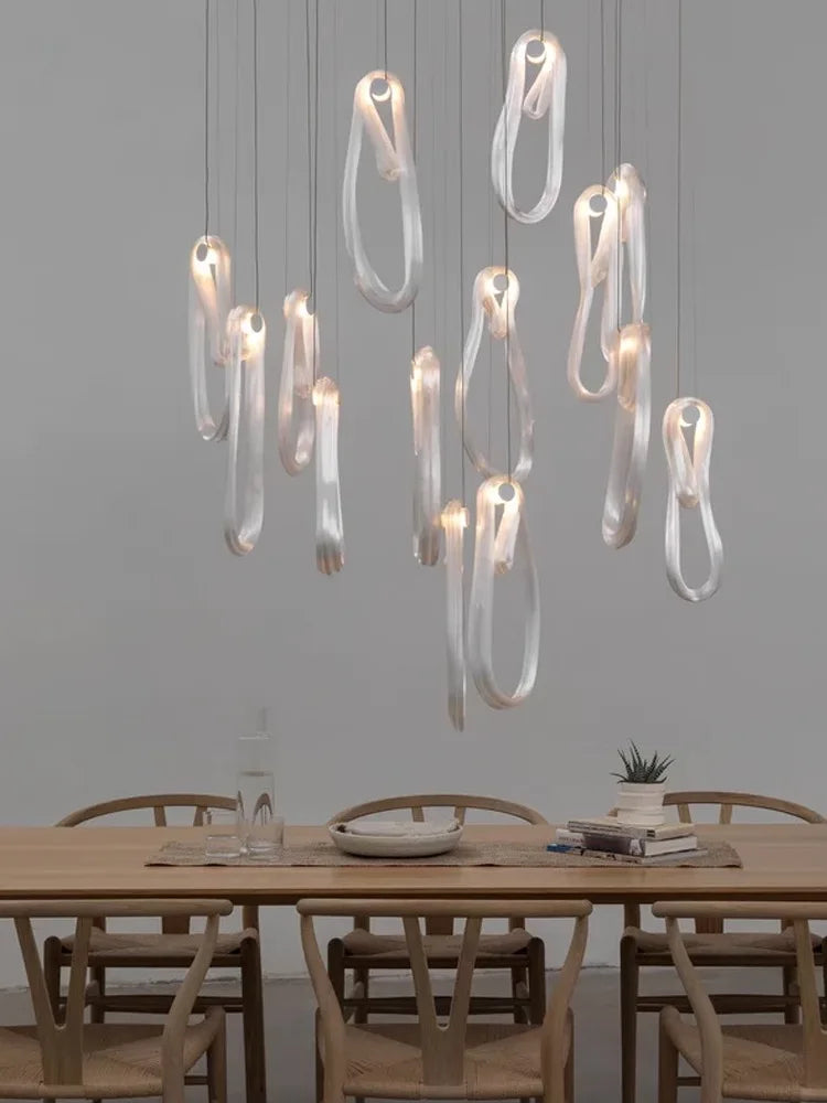 DecorBites™ LED Pendant Chandelier for Living & Dining Room Luxury Lighting Fixture