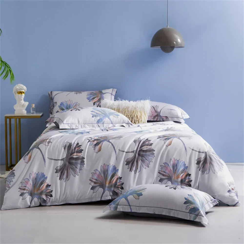 DecorBites™ 600TC Egyptian Cotton Queen King Bedding Set Duvet Cover Bed Linens