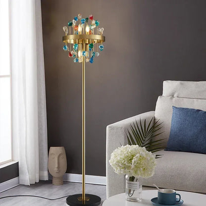 DecorBites™ Crystal Chandelier LED Lighting Fixture for Dining Room & Kitchen Island