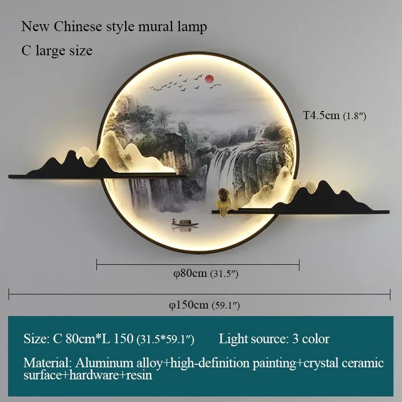 ™ Landscape LED Wall Picture Light for Home Living Bedroom Study