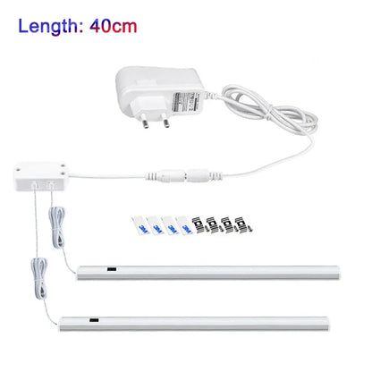 DecorBites™ LED Under Cabinet Light Hand Sweep PIR Motion Sensor Wardrobe Lamp