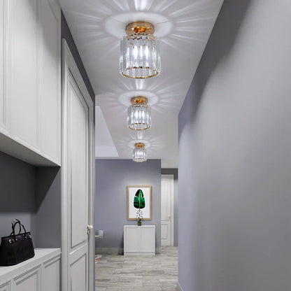 DecorBites™ Crystal Chandelier Ceiling Light for Modern Living Room Decor