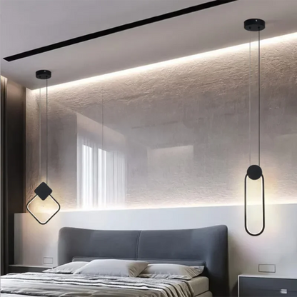 DecorBites™ Luxe Nordic Circle Lamp for Home Decor & Ambiance