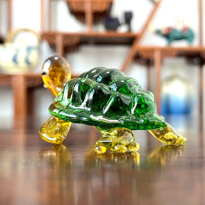DecorBites™ Glass Animal Figurines: Hand Blown Art Collectibles for Home Decor & Gifts