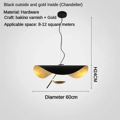 ™ LED Flying Saucer Chandelier - Modern Ceiling Light for Living Room & Bar