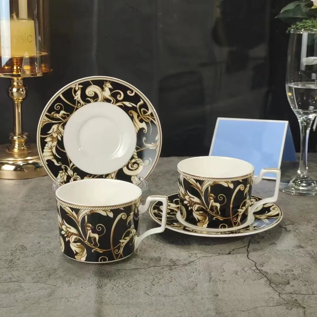 DecorBites™ Black Unicorn Series Kitchenware & Tableware Set