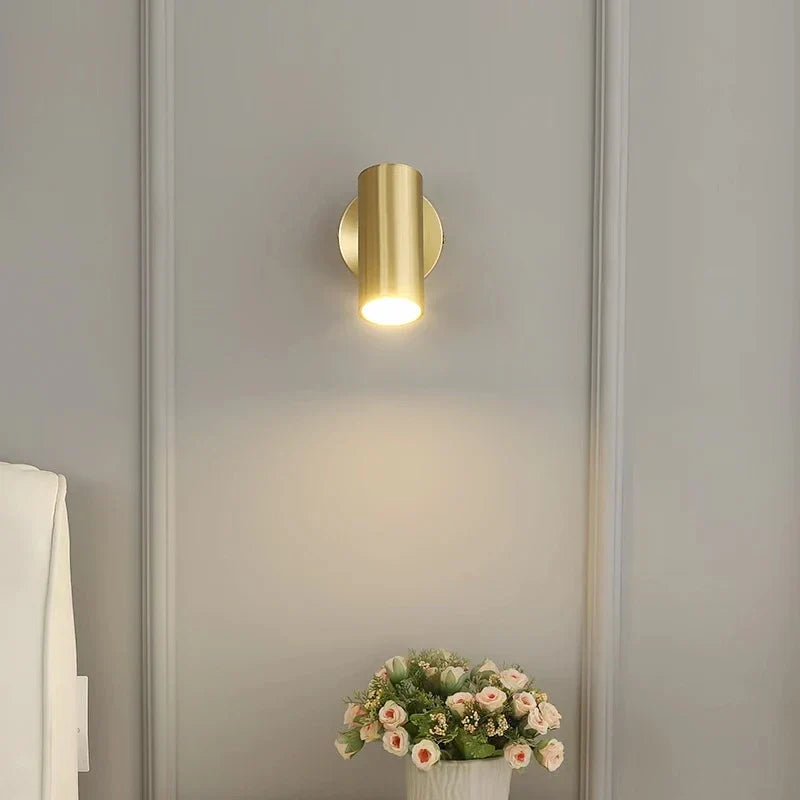 DecorBites™ Gold Iron Art LED Wall Lamp for Modern Living Room and Bedroom