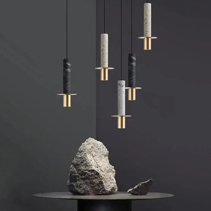 DecorBites™ LED Marble Stone Pendant Light for Dining Room