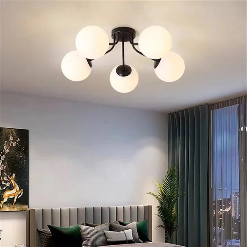 DecorBites™ Bubble Glass LED Ceiling Light for Living Room Bedroom Kitchen Dining