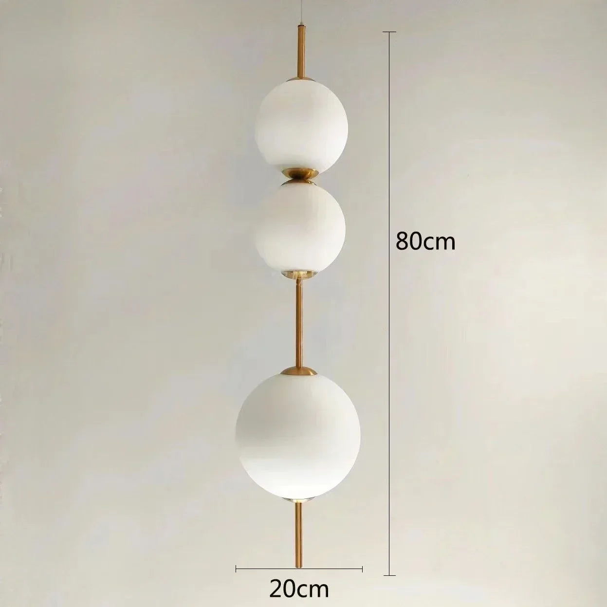 DecorBites™ Glass Ball LED Pendant Light for Modern Restaurant, Cafe, Bedroom & Kitchen